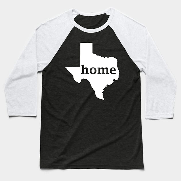 Texas Home Baseball T-Shirt by TBM Christopher